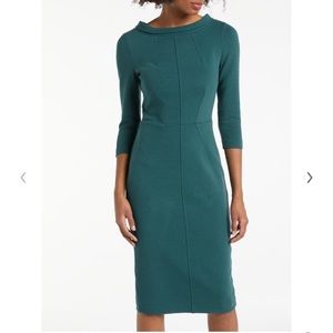Boden Teal Marisa Ottoman Dress 18L